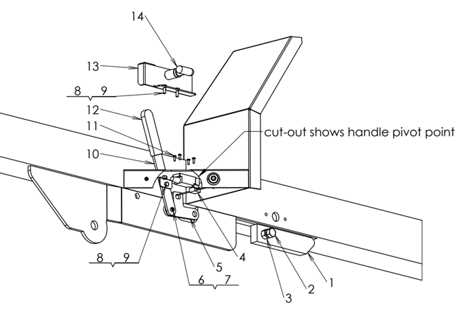   Axle Lock Assembly Vin 2316 2819 Logo