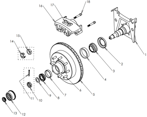   Disc Brake Repair Parts Logo